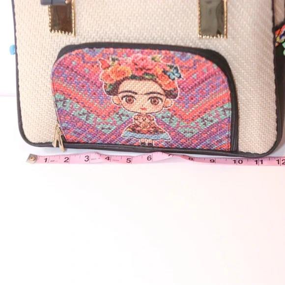 Frida Kahlo Jute Handbag - Picture 12 of 15
